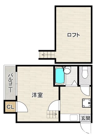 ハイツ博多駅南の物件間取画像